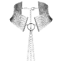 Colar Bijoux Désir Malha Metálica Prateada