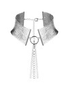 Colar Bijoux Désir Malha Metálica Prateada,D-210776