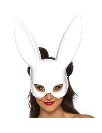 leg avenue - masquerade rabbit mask white D-218022