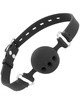 Mordaça Darkness Silicone Respirável Preta,D-221199