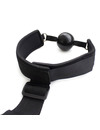 ohmama fetish - fetish neoprene gag with hand cuffs D-230327