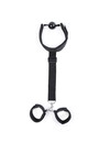 ohmama fetish - fetish neoprene gag with hand cuffs D-230327