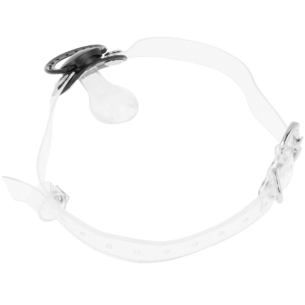 ohmama fetish transparent pacifier gag D-231255