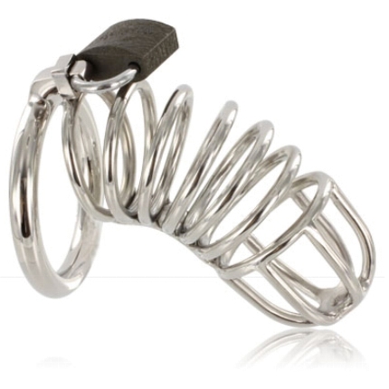 metal hard - cage ring chastity device D-205373