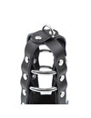Cinto de Castidade OhMama Fetish Couro Sintético com Anéis de Metal,D-230056