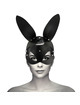 coquette chic desire - mascara cuero vegano con orejas de conejo