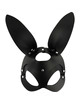 Máscara Coquette Chic Desire Couro Sintético Bunny Preto,D-226923