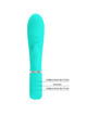 pretty love - prescott multifunction g-spot vibrator aqua green D-238697