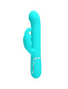 pretty love - coale rabbit vibrator pearls aqua green D-238771