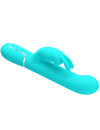 pretty love - coale rabbit vibrator pearls aqua green D-238771