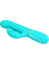 pretty love - coale rabbit vibrator pearls aqua green D-238771