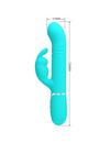 pretty love - coale rabbit vibrator pearls aqua green D-238771