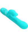 Vibrador Rabbit Pretty Love Pearls Turquesa,D-238769