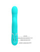 pretty love - vibrador rabbit perlas verde agua
