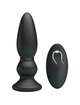 mr play - plugue anal de controle remoto vibrador poderoso preto,D-238730