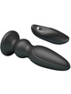 mr play - plugue anal de controle remoto vibrador poderoso preto,D-238730