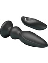 mr play - plugue anal de controle remoto vibrador poderoso preto,D-238730