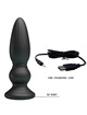mr play - powerful vibrator remote control anal plug black D-238730