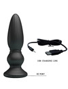 mr play - plugue anal de controle remoto vibrador poderoso preto,D-238730