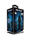 mr play - plugue anal de controle remoto vibrador poderoso preto,D-238730