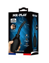 mr play - plugue anal de controle remoto vibrador poderoso preto,D-238781