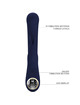 pretty love - lamar vibrador rabbit punto g azul