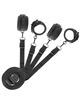 fetish submissive - conjunto de algemas e gravatas com forro de noprene,D-218902
