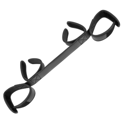 fetish submissive - bondage spreader bar with noprene lining D-218912