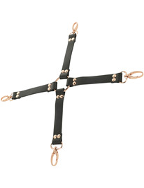 coquette chic desire - fantasy hog tie cuero vegano