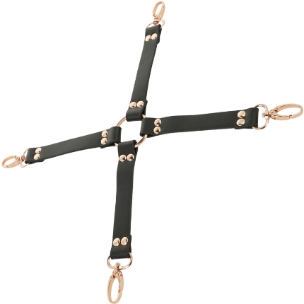 coquette chic desire - fantasy hog tie cuero vegano