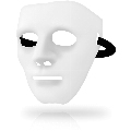 ohmama - masks white mask one size