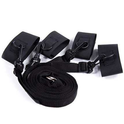 ohmama fetish - restriccion bondage cama nylon y velcros