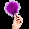secretplay - pink purple marabou duster