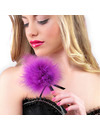 secretplay - pink purple marabou duster D-216320