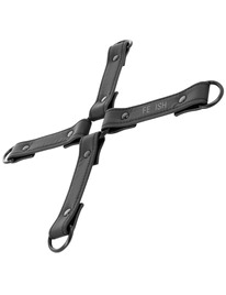fetish submissive - vegan leather handcuff union