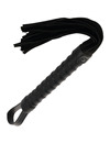 darkness - black bondage whip with leather handle D-221214