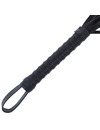 darkness - black bondage whip with leather handle D-221214
