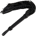 darkness - black bondage whip 42cm leather
