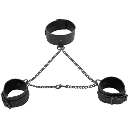 sex michief - shadow sparkle collar and cuffs D-229443