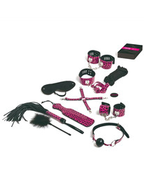 tease please - set 13 magenta bondage accessories