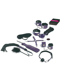 tease please - juego 13 accesorios bondage lila