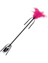 secretplay - black and fuchsia whip feather D-212409