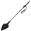 darkness - black silicone whip 60cm