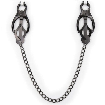 ohmama fetish - japanese nipple clamps with black chain D-230018