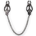 ohmama fetish - japanese nipple clamps with black chain