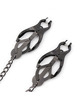 ohmama fetish - japanese nipple clamps with black chain D-230018