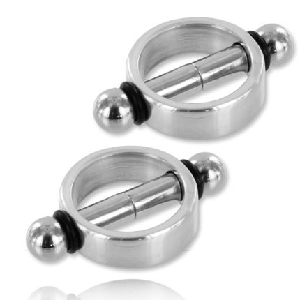 metal hard - magnetic nipple clamps pair D-208606