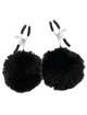 darkness - pinzas para pezones con pompones 1