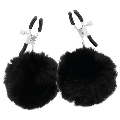 Pinças para Mamilos Darkness Pom Poms 1