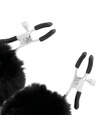 darkness - nipple clamps with pom poms 1 D-221239